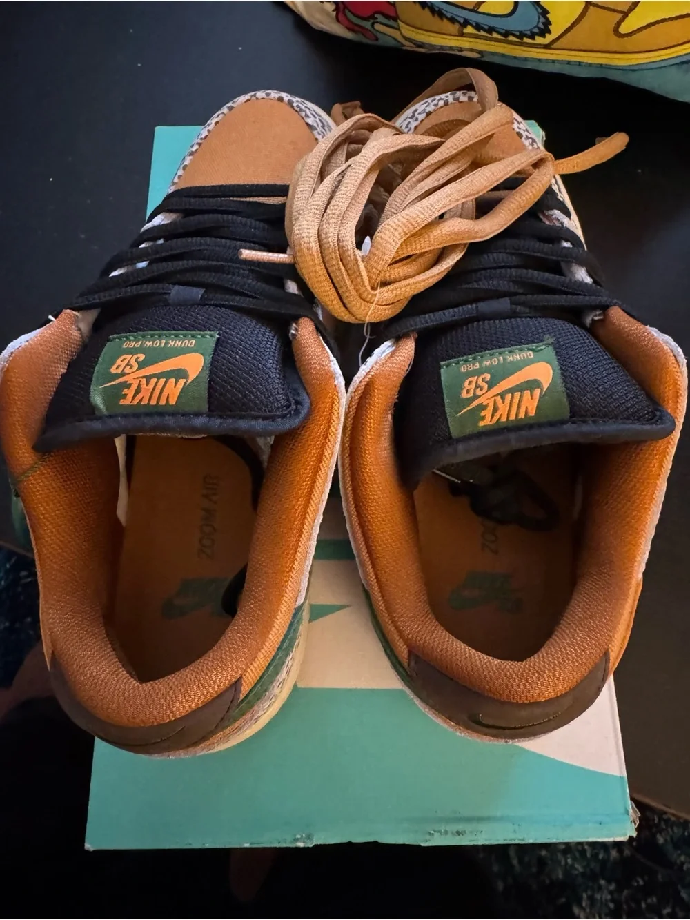 Authenticated Nike SB Dunk Low Safari, Size 8 Men’s/9.5 Women’s. Brand New